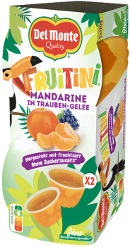 Del Monte - Fruitini Mandarine in Trauben-Gelee 2 x 120g